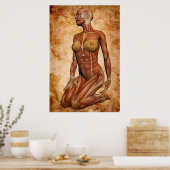 VROUW POWER POSTER (Keuken)