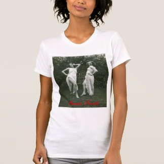 Vrouw Problemen aan voorzijde T-shirt