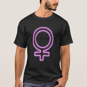 Vrouw Proud feministisch feminisme en emancipatie T-shirt