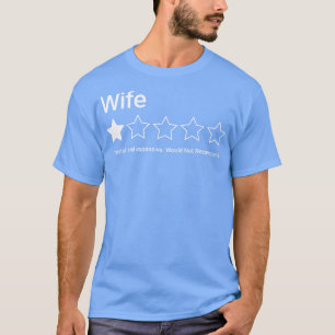 Vrouw Rating Een van de Vijf Sterren T-shirt