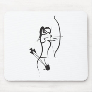 Vrouw Recurve Archer Muismat