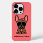 Vrouw Red Fawn Bulldog Case-Mate iPhone Case (Achterkant)