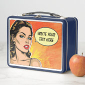 Vrouw Retro Stijl (In situ)
