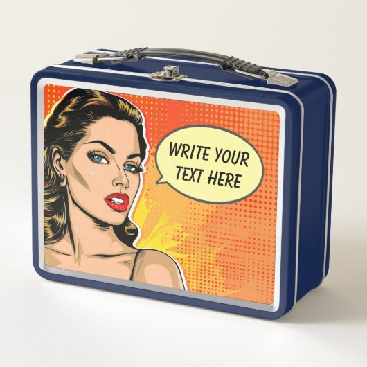 Vrouw Retro Stijl (Voorkant)