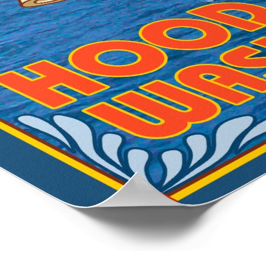 Vrouw Riding Ferry - Hood Canal, Washington Poster (Hoek)