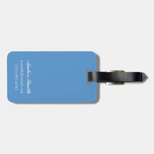 Vrouw Riding Ferry - Victoria, BC Canada Bagagelabel (Achterkant horizontaal)