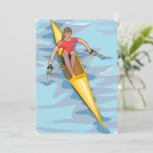 Vrouw Rower Kaart