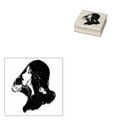 Vrouw Rubberstempel (Gestempeld)