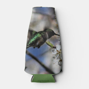 Vrouw Ruby Throated Hummingbird Flesjeskoeler