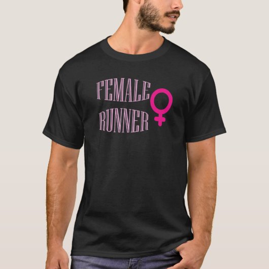 Vrouw Runner T-shirt (Voorkant)