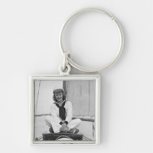Vrouw Sailor Sleutelhanger (Voorkant)