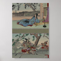 Vrouw Samurai ongeveer 1800 jaar