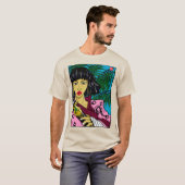 VROUW SAMURAI T-shirt (Voorkant volledig)