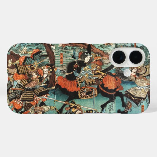 VROUW SAMURAI TOMOE GOZEN PAARD IN DE STRIJD Case-Mate iPhone CASE (Achterkant (horizontaal))