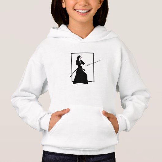 Vrouw Samurai Warrior met zwaard (Voorkant)