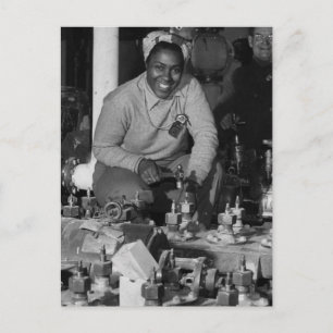 Vrouw Scheepswerksters Briefkaart