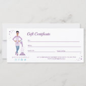  vrouw schoonmaakdiensten Cadeaubon (Achterkant)
