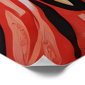 Vrouw schreeuwen poster (Hoek)