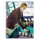 Vrouw & Scottie Hond Planting Notitieboek (Voorkant)