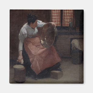 Vrouw Scouring Magneet