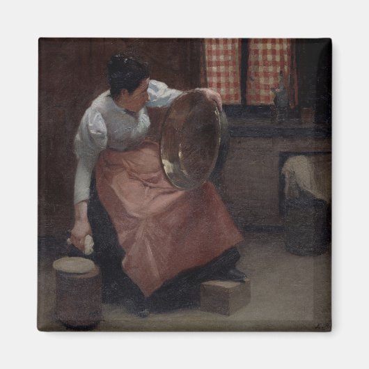 Vrouw Scouring Magneet (Voorkant)