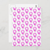 Vrouw Sex-symbool Briefkaart (Voorkant / Achterkant)