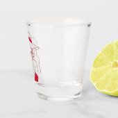Vrouw Shot Glas (Rechts)
