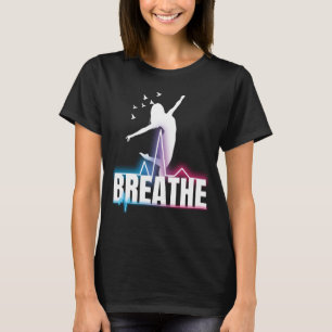 Vrouw Silhouet Mindfulness, Meditatie, Wellness T-shirt