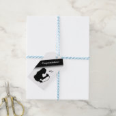 Vrouw Singer Cadeaulabel (Met Touw)