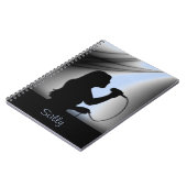 Vrouw Singer Silver Curtain Personal Notitieboek (Linkerzijde)