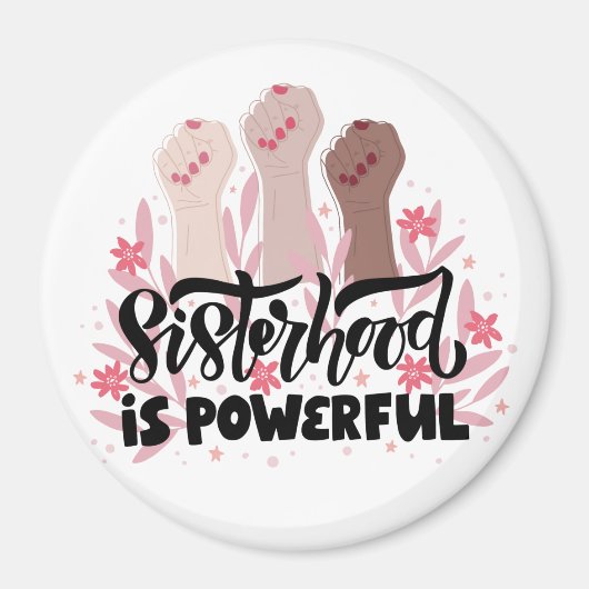 Vrouw Sisterhood Magnet Magneet (Voorkant)