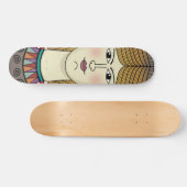 Vrouw Skateboard (Horizontaal)