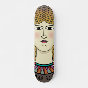 Vrouw Skateboard