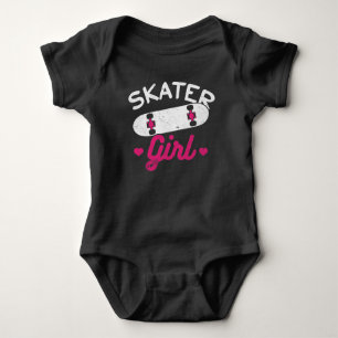 Vrouw Skateboarding Love Skater Girl Romper