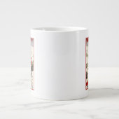 Vrouw Skier Overzien Adelboden Poster Jumbo Mok (Voorkant)