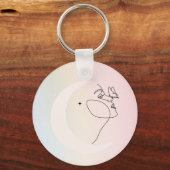 Vrouw Sleutelhanger (Achterkant)