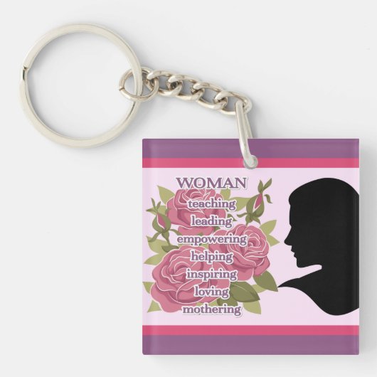 Vrouw Sleutelhanger (Voorkant)