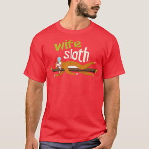 Vrouw Sloth T-shirt
