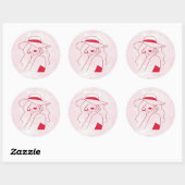 Vrouw Sticker (Vel)