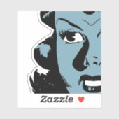 Vrouw Sticker (Vel)