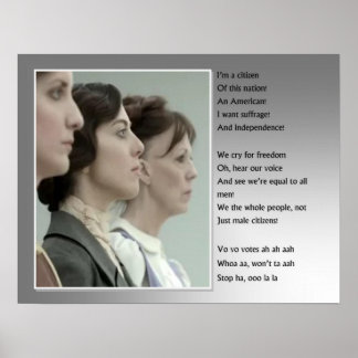 Vrouw Suffrage Poster