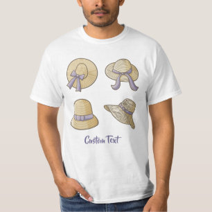 Vrouw Summer Petten Beige T-shirt