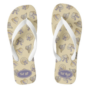 Vrouw Summer Petten Beige Teenslippers