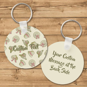 Vrouw Summer Petten Yellow Sleutelhanger