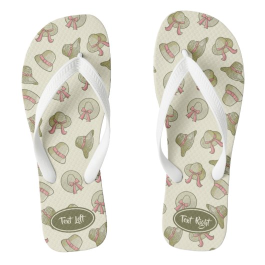 Vrouw Summer Petten Yellow Teenslippers (Voetbed)