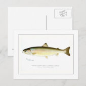 Vrouw Sunapee Trout Briefkaart (Voorkant / Achterkant)