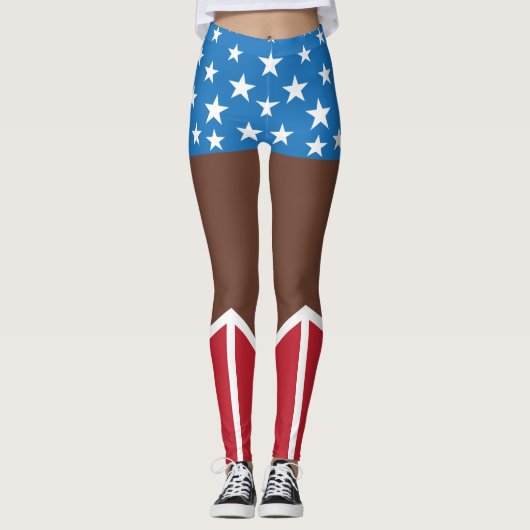 Vrouw Superheld Leggings (Voorkant)