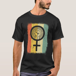 Vrouw Symbool Fist Feminist Women's Right Feminism T-shirt