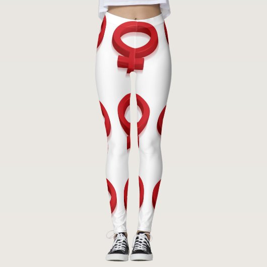 VROUW SYMBOOL LEGGINGS (Voorkant)