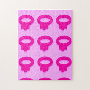 VROUW SYMBOOL LEGPUZZEL